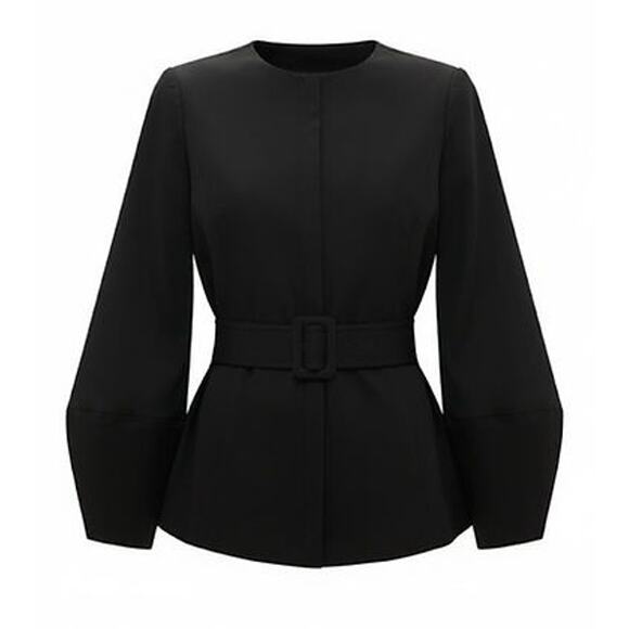 TUCKERNUCK Black Long Sleeve Structured Rhoda Tunic Top Size 14 NWT - Picture 9 of 9